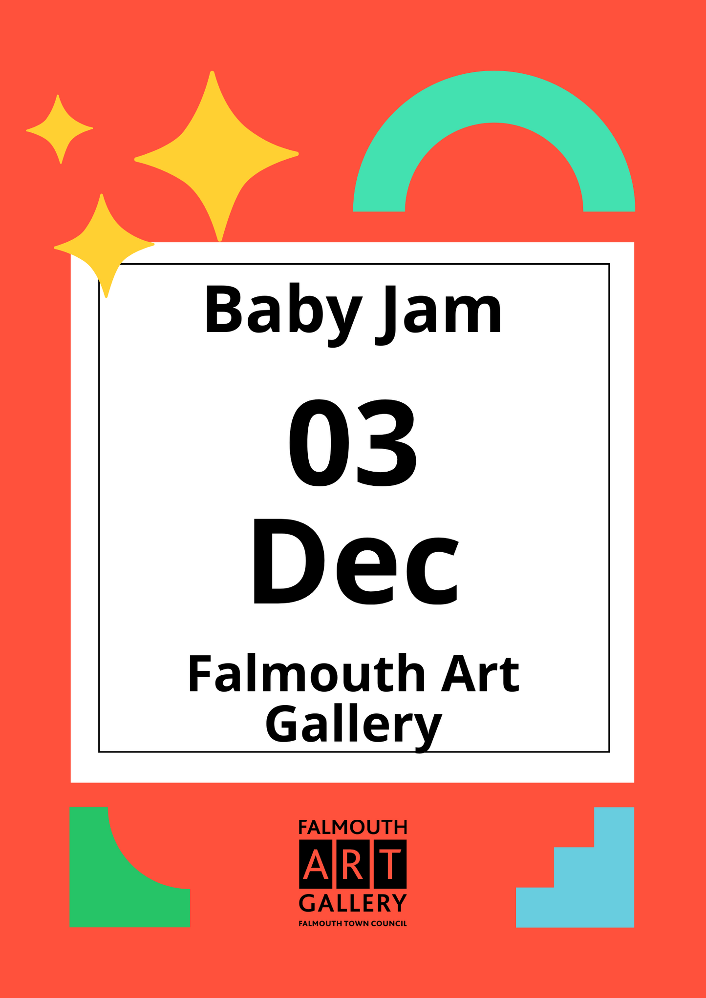 Baby Jam, 1.30-2.30pm, Tuesday 03 December, Falmouth Art Gallery